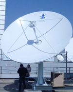 Антенна 3.7 м RxTx VSAT, Al, Az/El, Huaxin