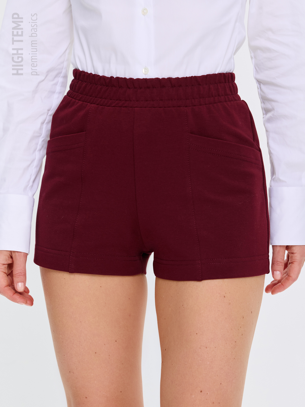 Экстра короткие шорты из футера
