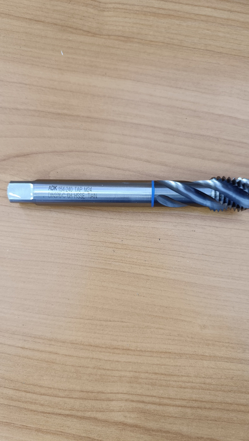 Метчик машинный М24 DIN376-С 6H V40 HSSE TiALN Red box ADK154-240