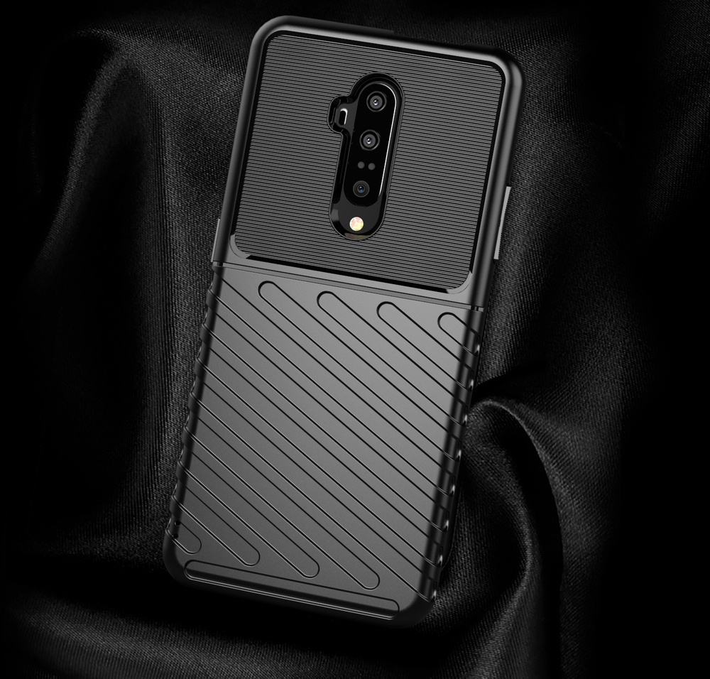 Чехол для OnePlus 7T Pro цвет Black (черный), серия Onyx от Caseport