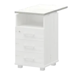 Крышка тумбы НТ-320.73  438x730x25 Аргентум