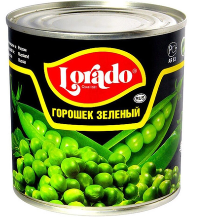 Горошек зеленый Lorado 420 гр