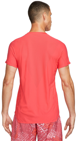 Теннисное поло Nike Court Dri-Fit Slam Tennis Polo - ember glow/white - Pink