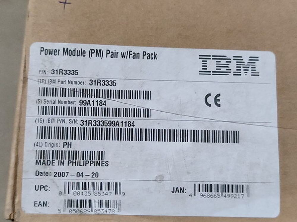 Блок питания IBM Power Module 31R3335 2900 Вт for BladeCenter