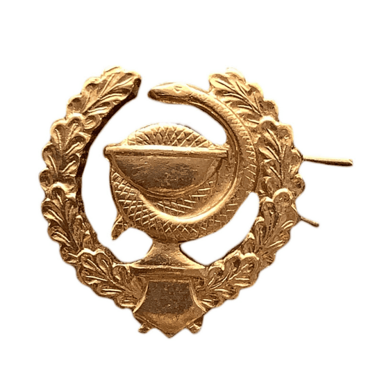 Эмбл. петл. пласт. Медицинская служба, ст\обр, зол, (правая)