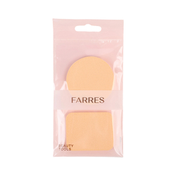 Farres FP003 Набор спонжей для макияжа круглый + квадратный