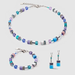 Колье Coeur de Lion Turquoise-Purple 2839/10-0608 цвет фиолетовый, голубой
