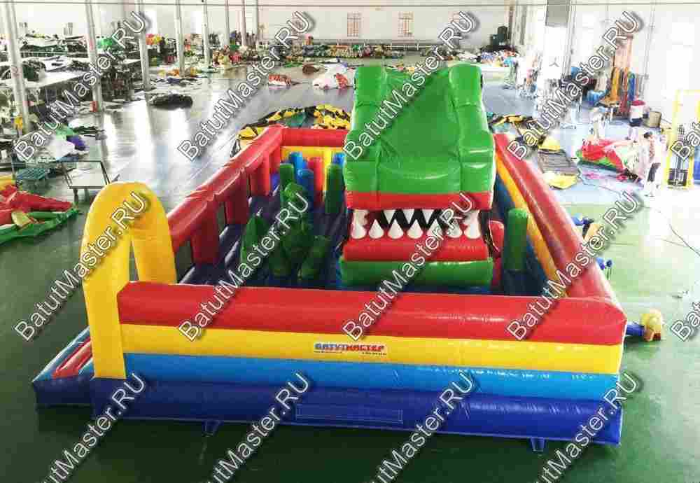 Надувная горка-робот "Дракоша" 12*6*6 м