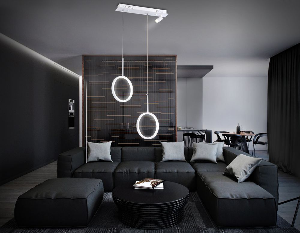 Ambrella Подвесной светодиодный светильник с пультом LineTech FL5272