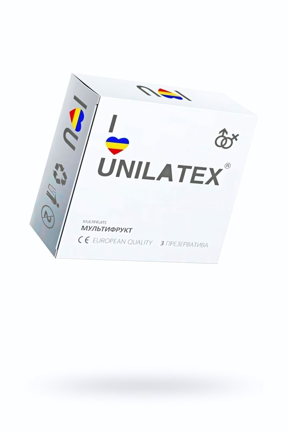 Презервативы Unilatex Multifrutis ароматизированные цветные №3 шт