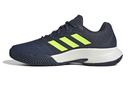 Мужские кроссовки теннисные Adidas Game Court 2 M - navy/lemon/white