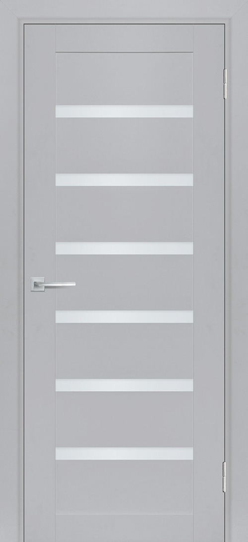 Дверь ТЕХНО-707 / Цвет Манхэттен / сатинат / Двери МАРИАМ