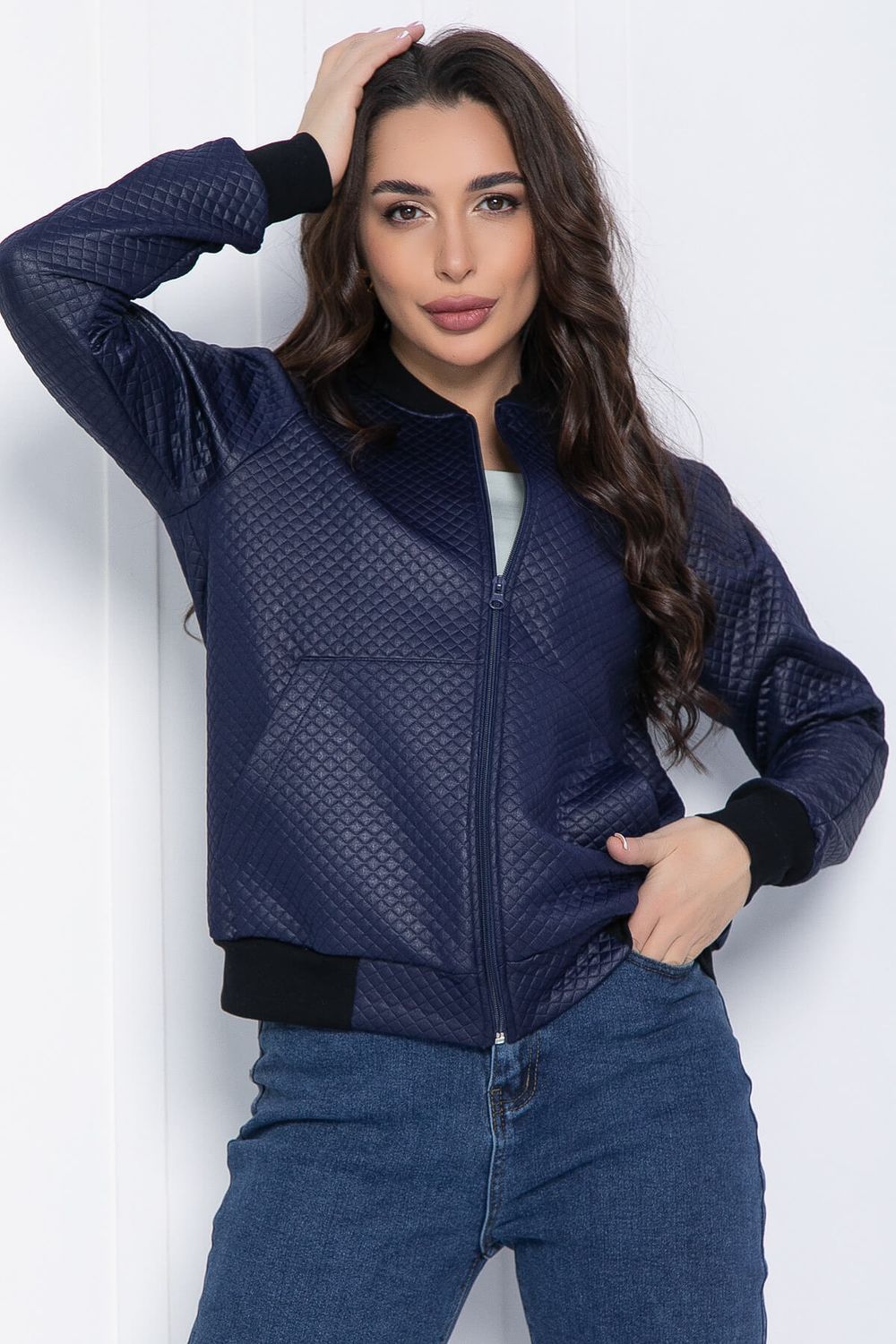 Бомбер Каприз (синий) Б12563-13 LT Collection