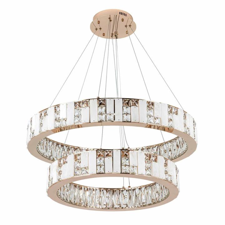 Подвесная светодиодная люстра Modelux Premium ML.6985.800.600P GD