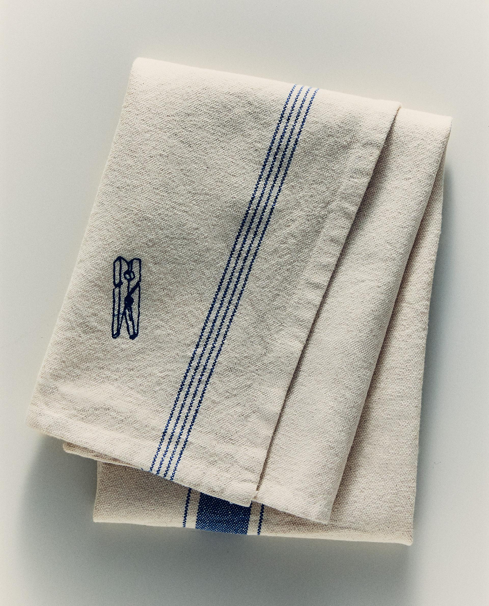 Zara Home кухонное полотенце из хлопка, вышивка, 70 50 см · 7251/026