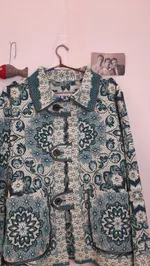 Купить Куртка Soeurs с Крупными Застежками/Green Tab Jacket зеленая Куртка Soeurs с Крупными Застежками/Green Tab Jacket зеленая