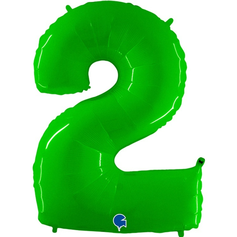 Г ЦИФРА 2 40" Яркий Лайм