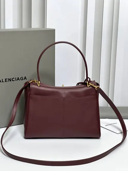 BALENCIAGA RODEO HANDBAG Бордовый