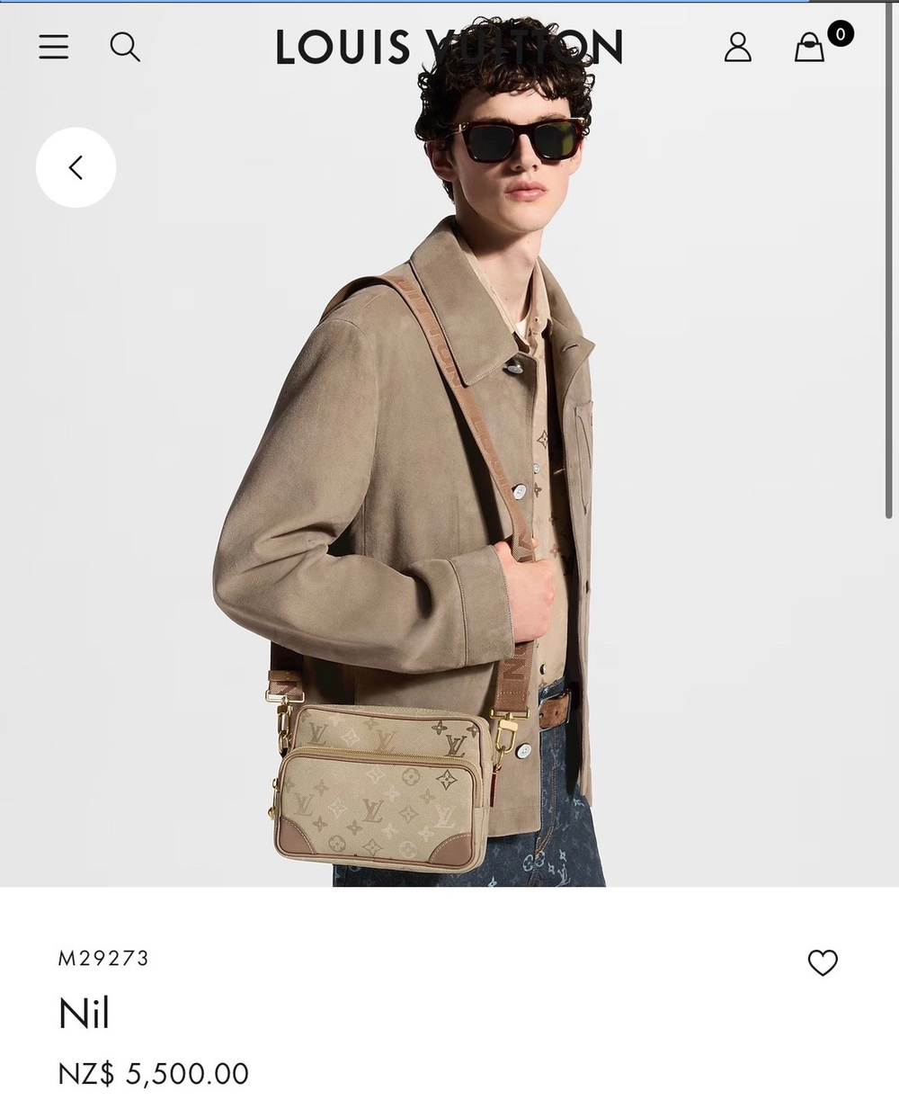 Сумка через плечо Louis Vuitton Nil G77
