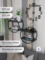 Полка круглая настенная