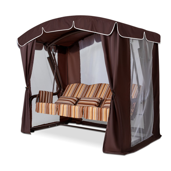 Садовые Качели Элит Люкс шоколад