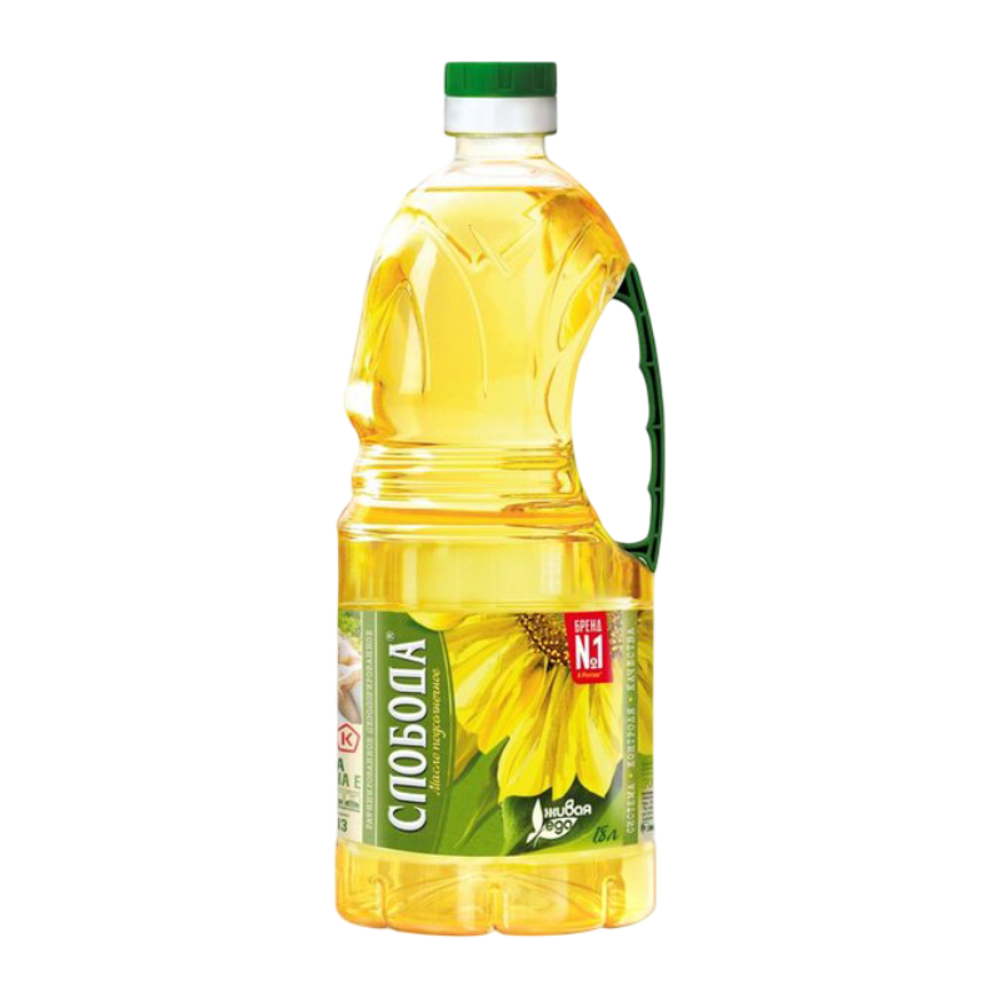Масло подсолнечное "Слобода" 1,8л