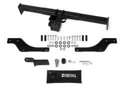 Фаркоп под квадрат c электрикой Smart для Lada Xray Cross (Лада Х-рей Кросс) 2018-н.в., шар E, 800/75 кг, F.6017.008