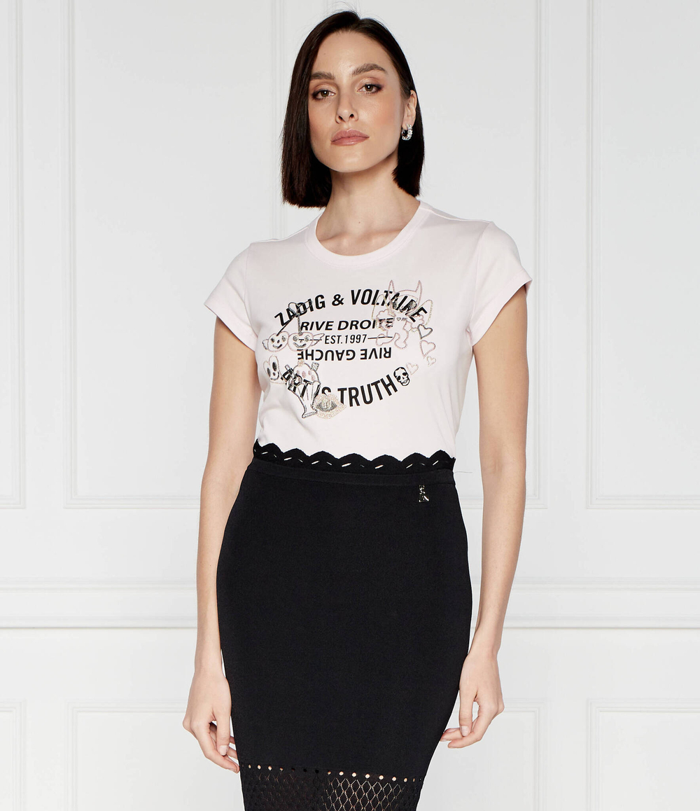 Футболка WOOP Zadig&amp;Voltaire - пудро-розовый(JWTS01625)
