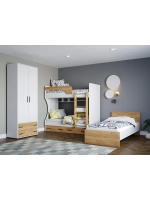 Шкаф распашной для одежды Лючия белый