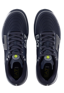 Мужские теннисные кроссовки EA7 Unisex Woven Sneaker Clay - sky captain/white