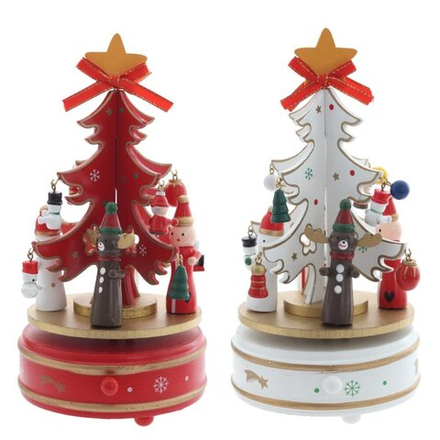 GAEM Изделие декоративное "Ёлка"(муз), L11 W11 H21 см, 2в.