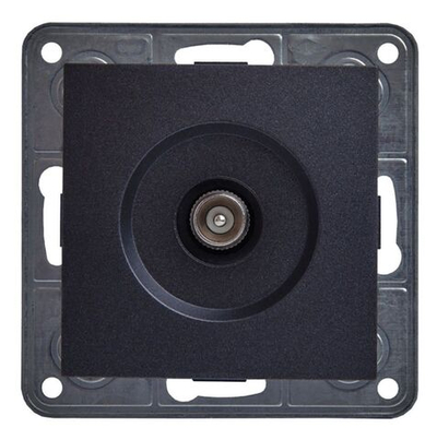 Розетка ТВ конечная Profitec Tesla графит