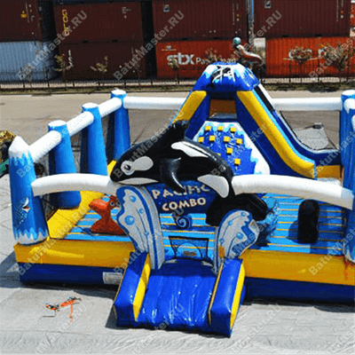 Коммерческий надувной батут "Океан"