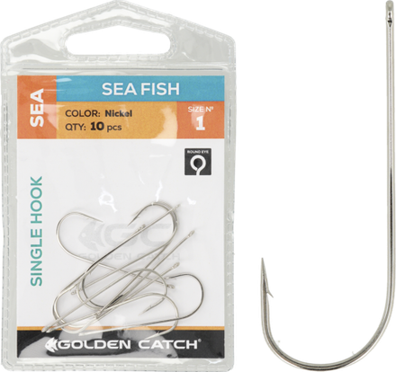 Крючок GC Sea Fish №1, 1/0 , 2/0, 3/0