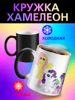 Кружка хамелеон детская "Ледниковый период белка и орех"