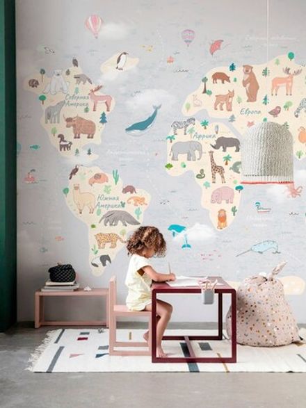 Бесшовная фреска KIDS-51-2, 2,7 м (Ширина 4 м)