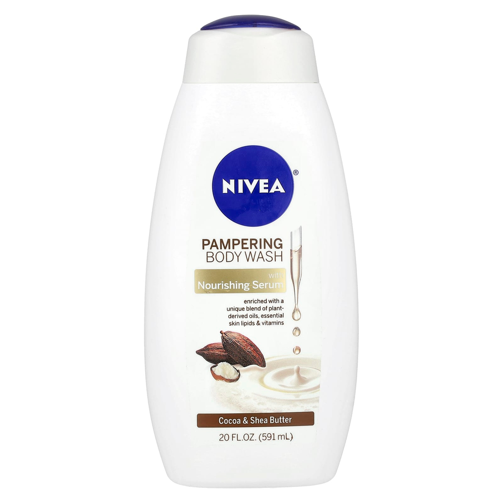 Nivea, Гель для душа, какао и масло ши, 591 мл (20 жидк. унц.)
