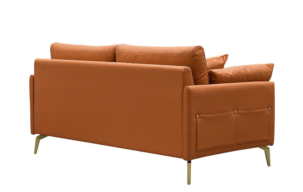 Диван CALIFORNIA NAPPA SF002 (2-х местный) коричневый 6606