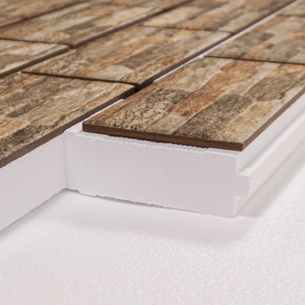 Клинкерная термопанель ППС Beryoza Ceramica Old Town Натурал 1025х520 мм