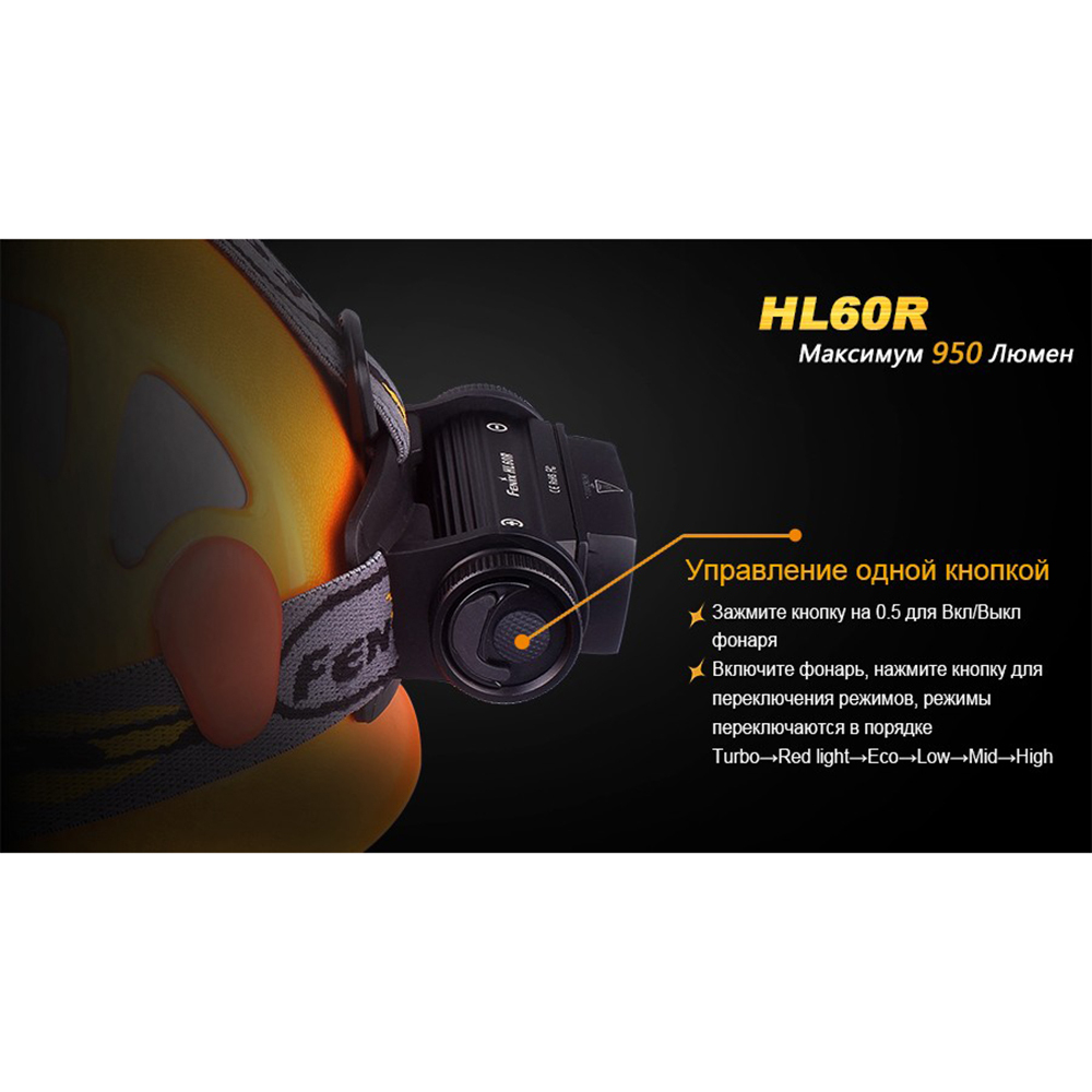 Фонарь Fenix HL60RU2