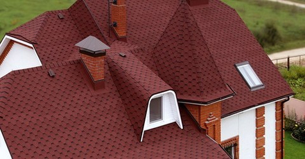 Гибкая черепица KATEPAL Katrilli Осенне-красный3 м2