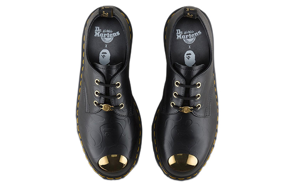 1461 A Bathing Ape x 1461 Emboss Dr.Martens "Black Camo"