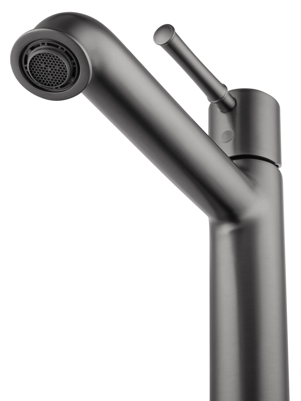 Смеситель для раковины высокий WONZON & WOGHAND TOR, Темный графит (WW-88019073-BGM)