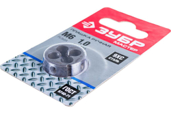 Круглая ручная плашка для нарезания метрической резьбы Зубр "МАСТЕР" М6x1,0 4-28022-06-1.0