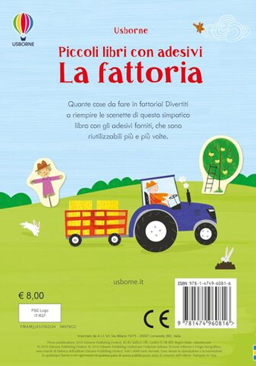 La fattoria. Piccoli libri con adesivi. Ediz. a colori