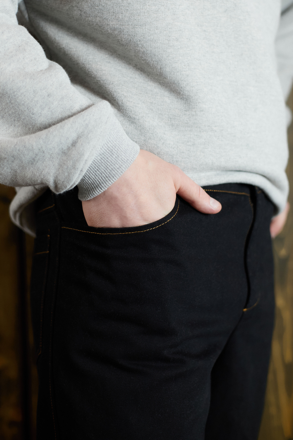 Брюки черные прямые "Black"