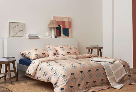 Набор наволочек &quot;Летний цветок&quot; из премиального сатина из коллекции russian north, 50х70 см