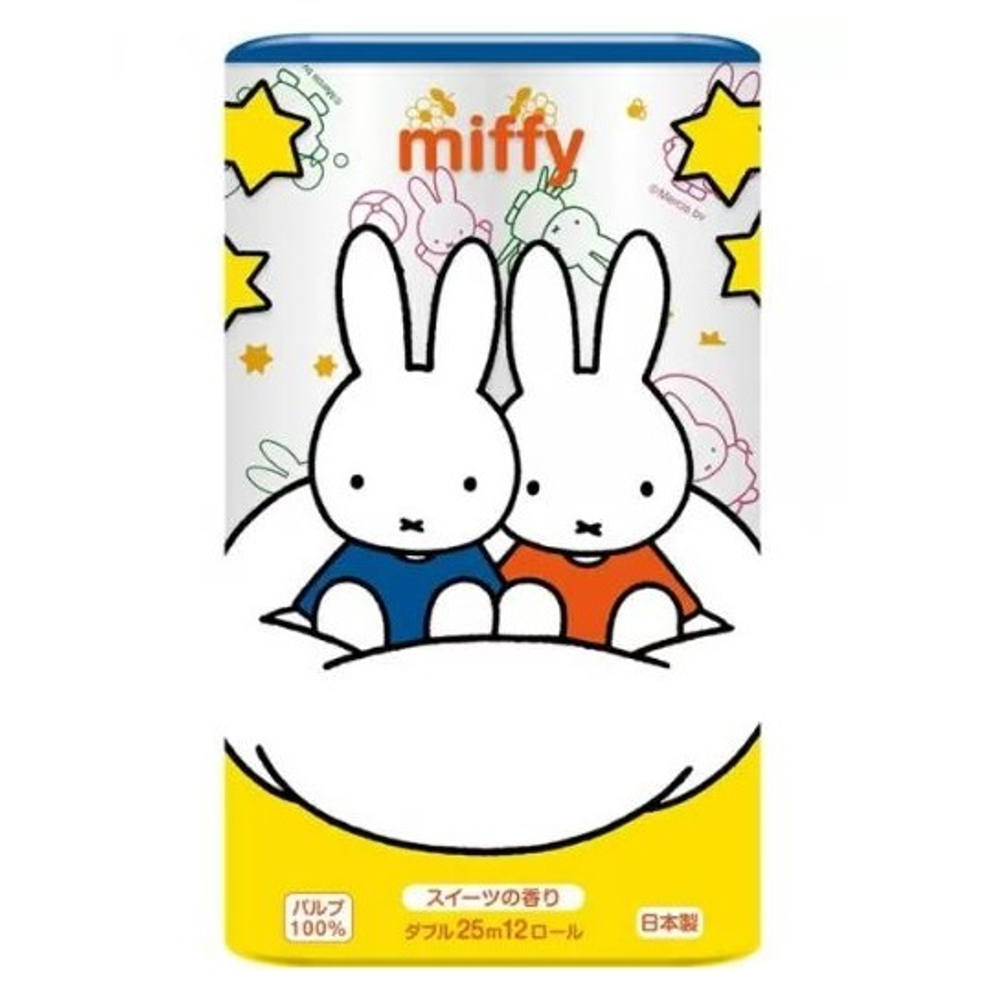 Бумага туалетная Marutomi "Miffy" 2-х слойная 12 рул по 25м