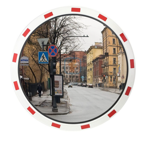 Дорожное Зеркало со светоотражающей окантовкой круглое 900 мм