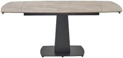 Стол BALDE 140 GLOSS AMBER JADE SOLID CERAMIC / BLACK, ®DISAUR